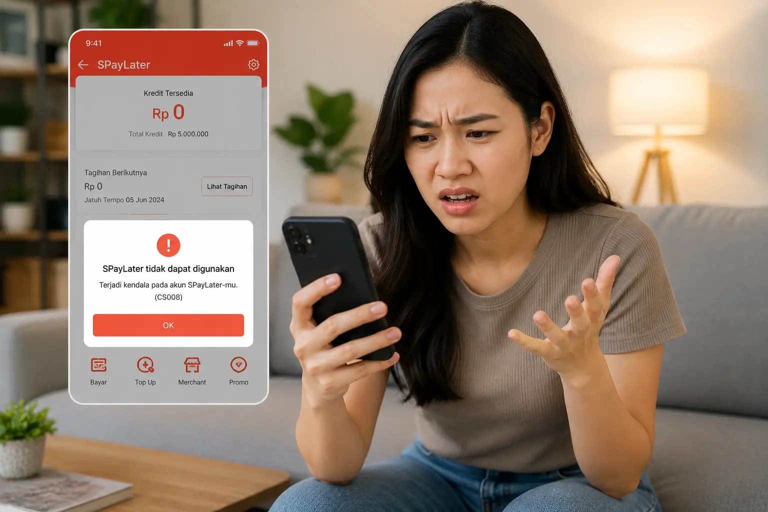 Kenapa SPayLater Tidak Bisa Digunakan