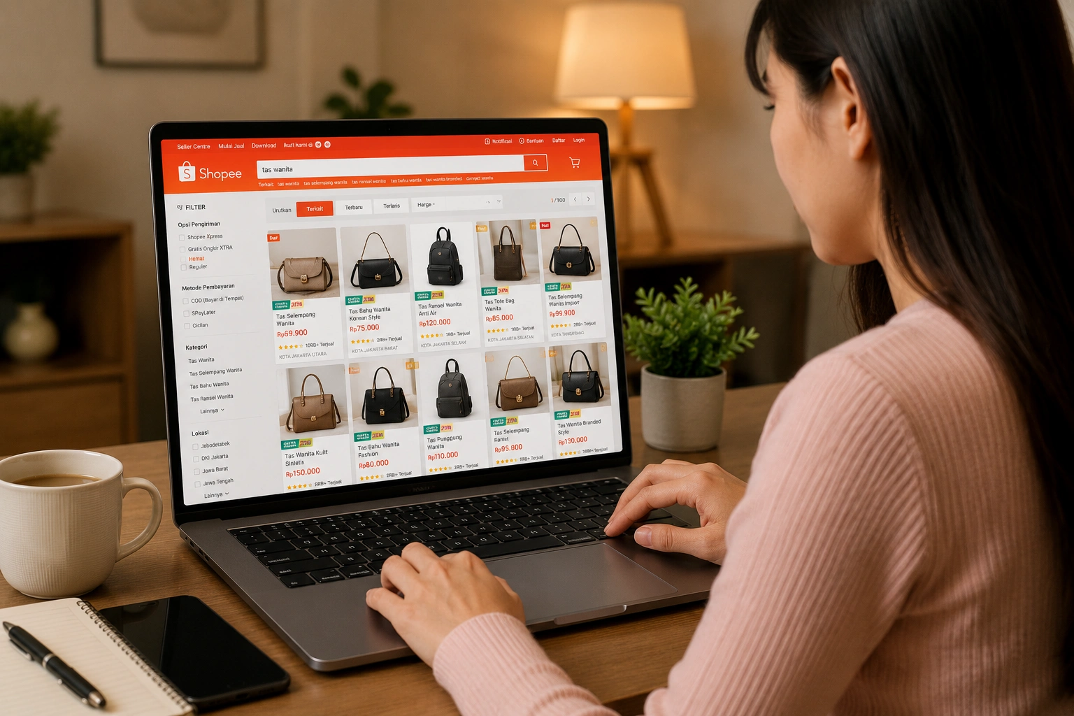 cara belanja di luar negeri lewat shopee